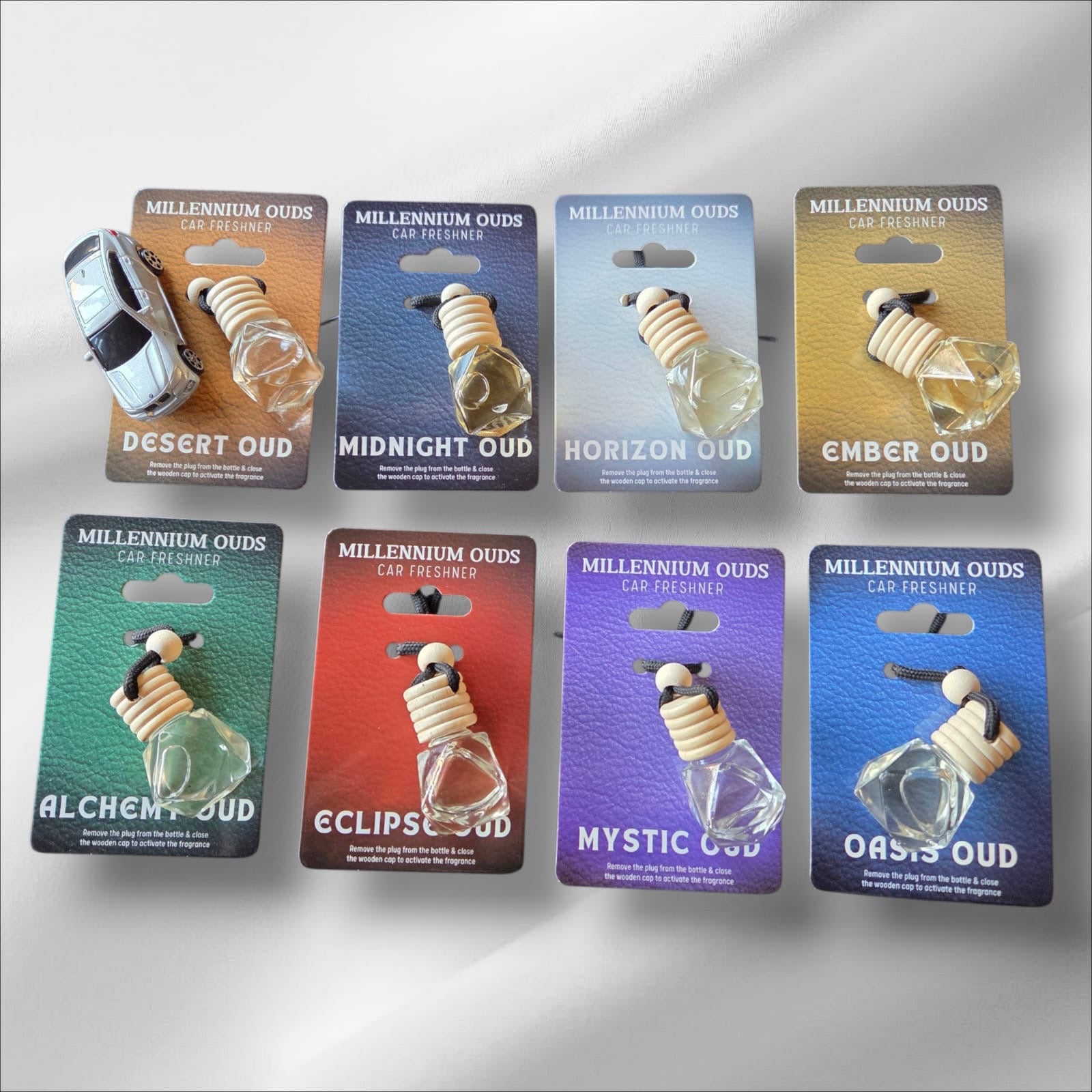 【新品・未開封】万博millenniums 香水FUTURE ORIGIN Millennium Ouds Car Freshners