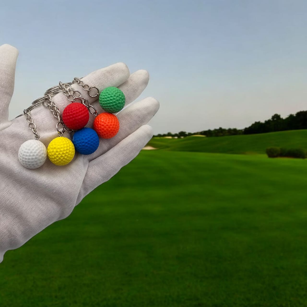 Golf Ball Keychain