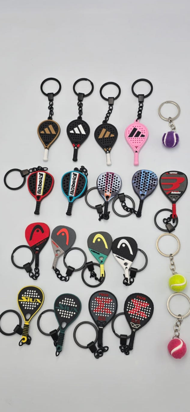 Padel Racket Keychain