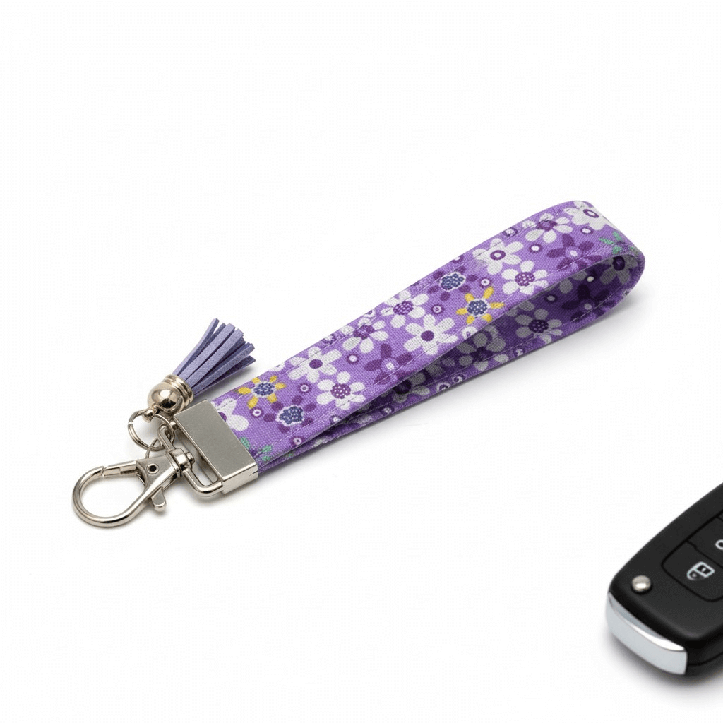 Handmade Fabric Keychain