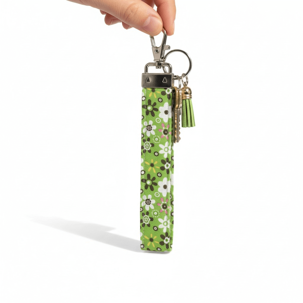 Handmade Fabric Keychain