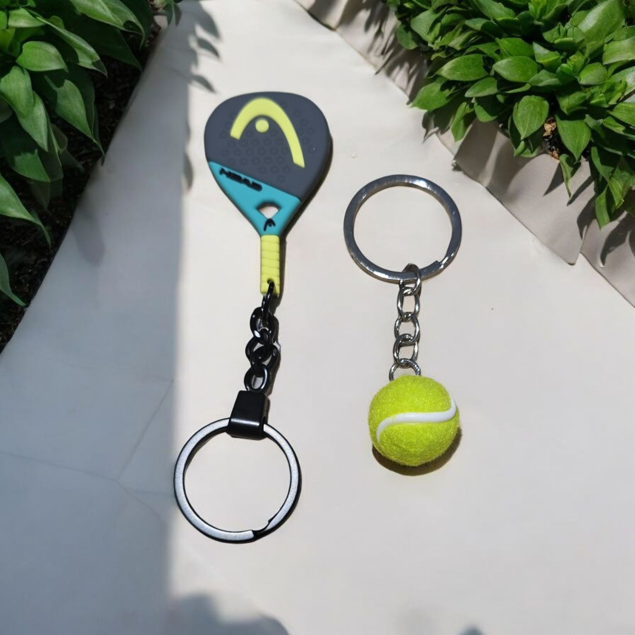 Padel Racket Keychain
