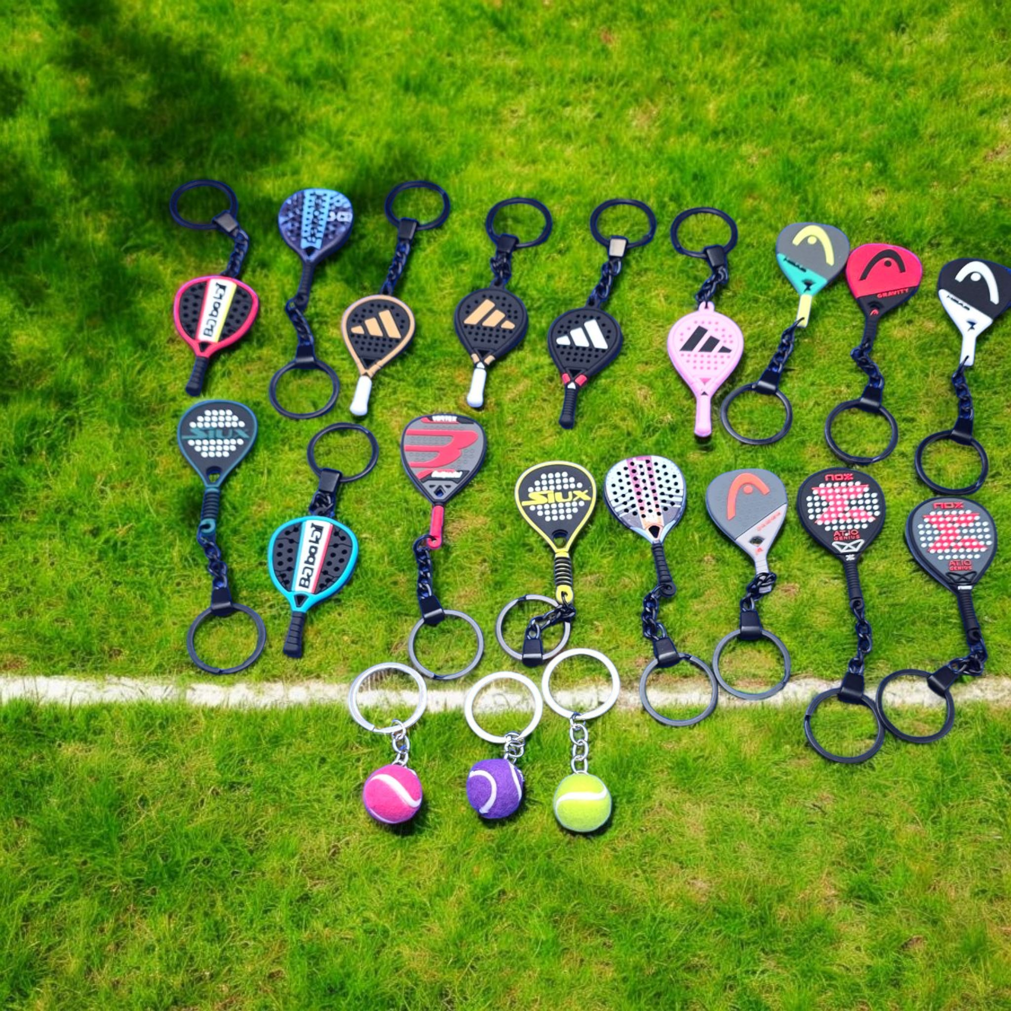 Padel Racket Keychain