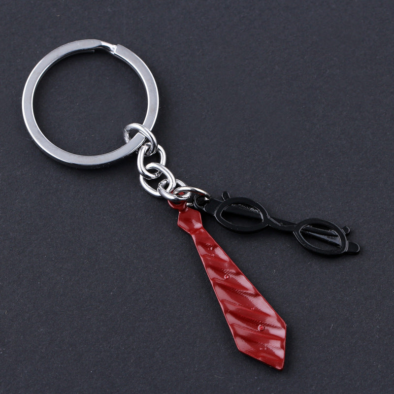 Harry Potter Tie & Glasses Keychain