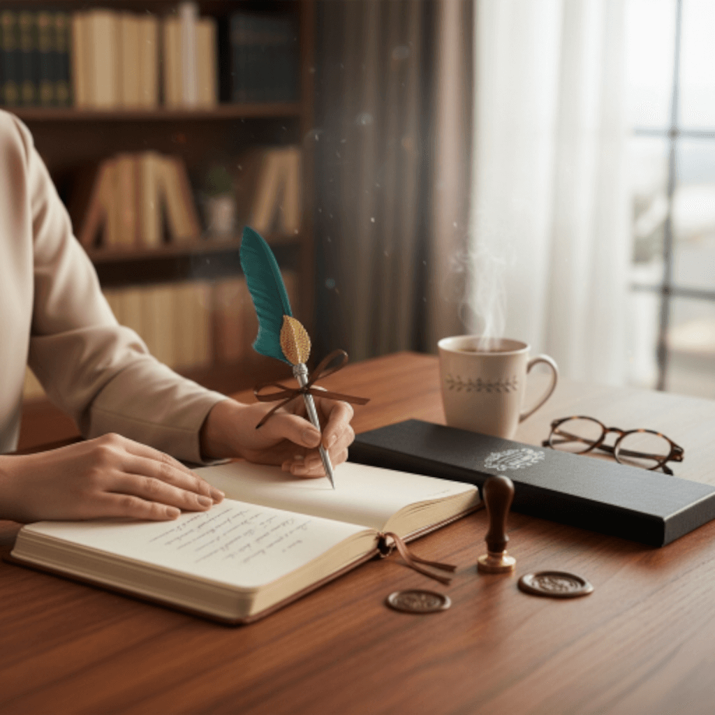 Feather Ballpoint Pen