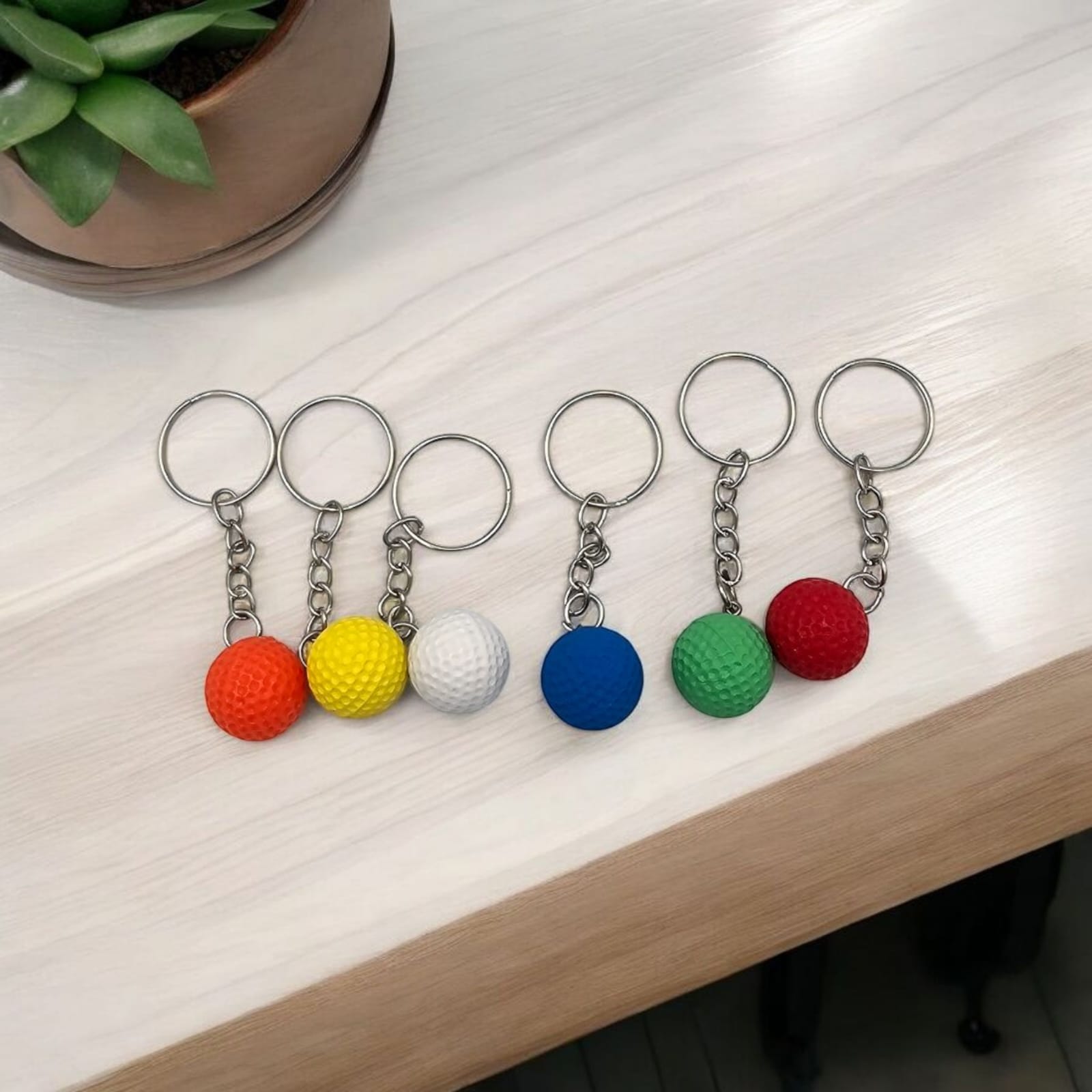 Golf Ball Keychain