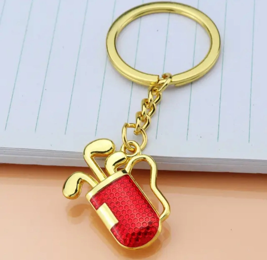 Golf Club Keychain