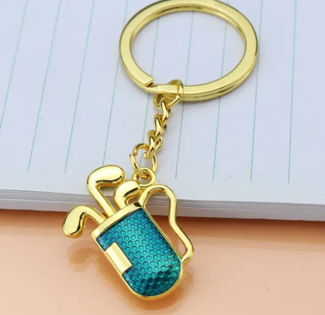 Golf Club Keychain