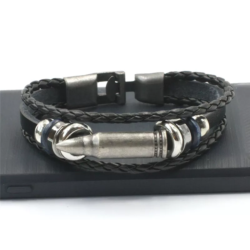 Bullet Bracelet 19cm length with anchor clasp and option to add a personalised laser engraving to the item.